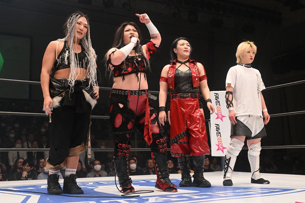 鉄アキラ スターダム STARDOM ポートレート セット 鈴季すず ミダロカ スターダム】鈴季すず 山下りな＆青木いつ希＆鉄アキラと新ユニット