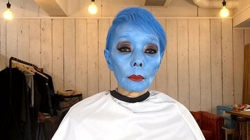 スライムメークを披露した研ナオコ