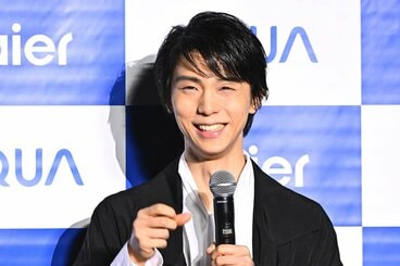 イベントに登場した羽生結弦