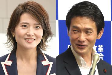 金子恵美氏と小川淳也氏