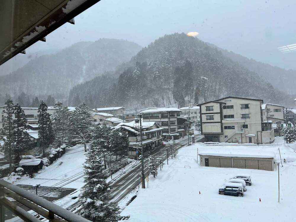 時間が止まったような奥飛騨温泉郷の雪景色
