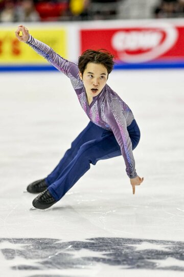 米国で華麗な舞を見せた友野一希（ロイター）