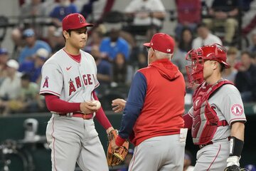  大谷の今季初勝利はお預けに…（ロイター＝USA　TODAY　Sports)