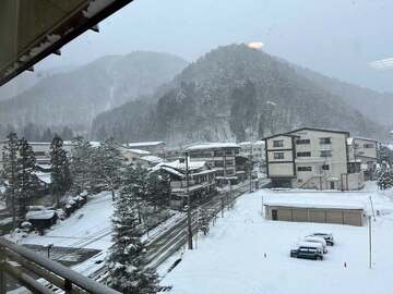 時間が止まったような奥飛騨温泉郷の雪景色