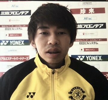  オンライン取材に応じた瀬川