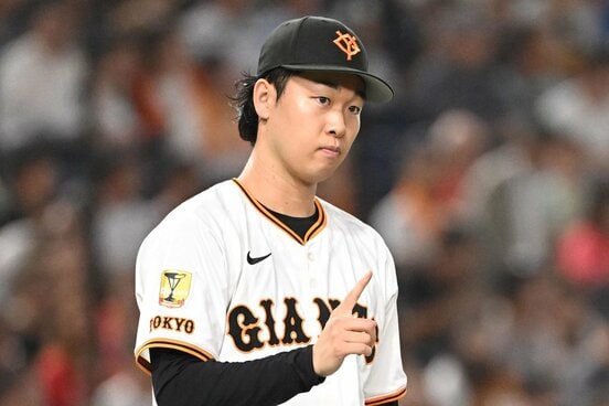 ６回２失点だった巨人・山崎伊織