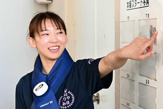 優勝戦は5号艇で挑む守屋美穂