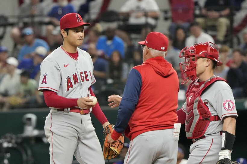  大谷の今季初勝利はお預けに…（ロイター＝USA　TODAY　Sports)