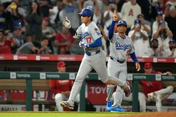 大谷の一発は空砲に終わった（ロイター）