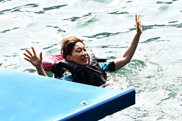 ＧI初勝利の水神祭で仲間に祝福された渡辺真奈美