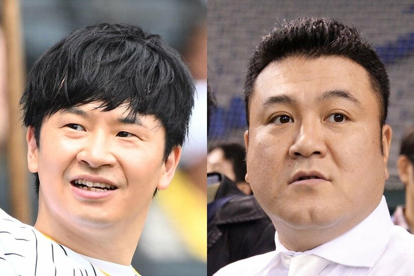 オードリー・若林正恭(左)と、アンタッチャブル・山崎弘也