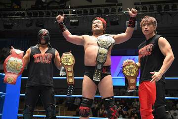  左から歳三、諏訪魔、稔（東スポWeb）