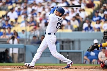 またも初回、ヒザの負傷を感じさせぬ今季２２号を放ったドジャース・大谷翔平