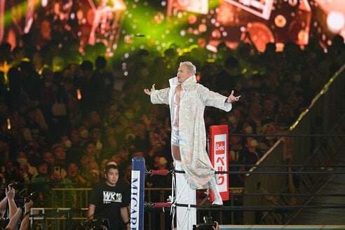 オカダ・カズチカが2年ぶりの日本マットを総括「ウルフは柔道より才能
