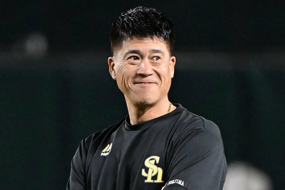 交渉に自信を見せる？ソフトバンク・城島健司CBO