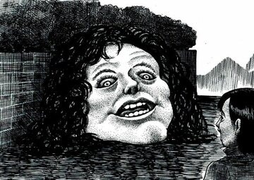  顔は外国人風のおばさん