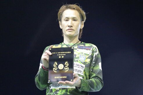 桐生ボート・GI赤城雷神杯】白井英治 逃げて14回目GI制覇「完璧で