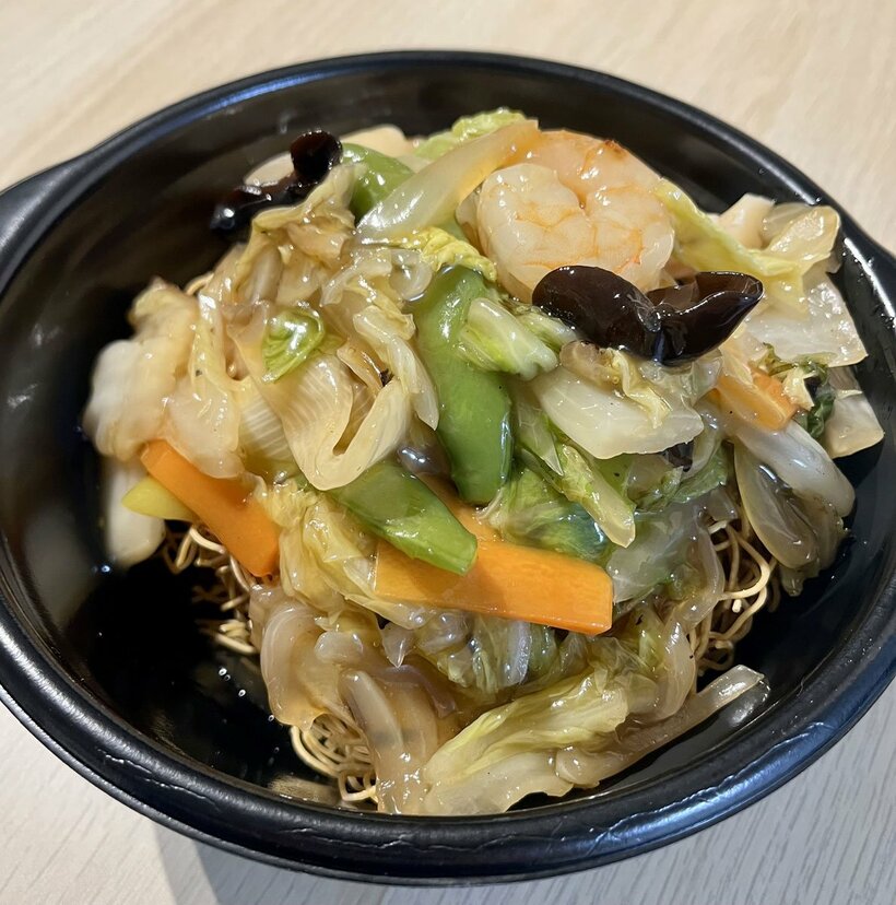  ほっともっと「海鮮中華あんかけかた焼きそば」（東スポWeb）