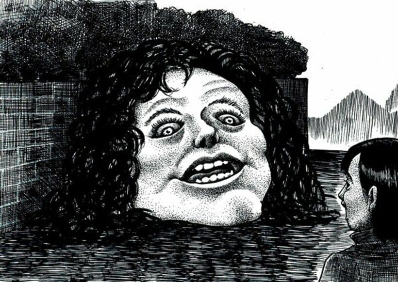  顔は外国人風のおばさん