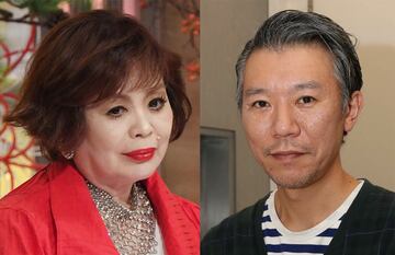 上沼恵美子（左）とモンスターエンジン西森