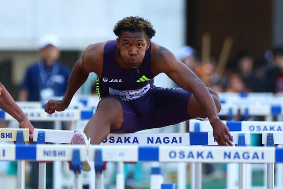 110mHで優勝した村竹ラシッド