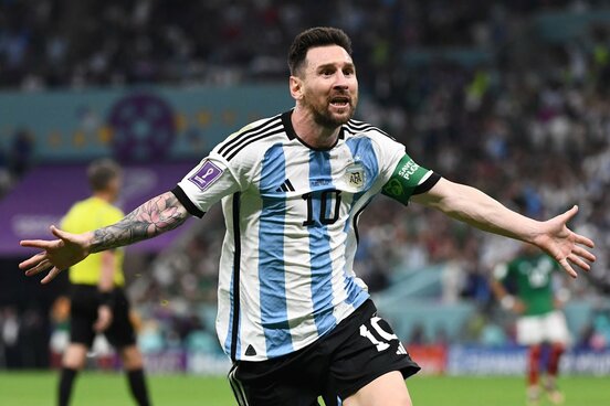 背番号「１０」のメッシ