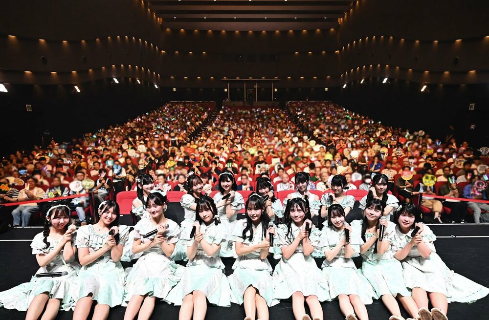 「STU48 Live Tour 2025~傷つくことが青春だ~」の初日公演を開催したSTU48(©STU)