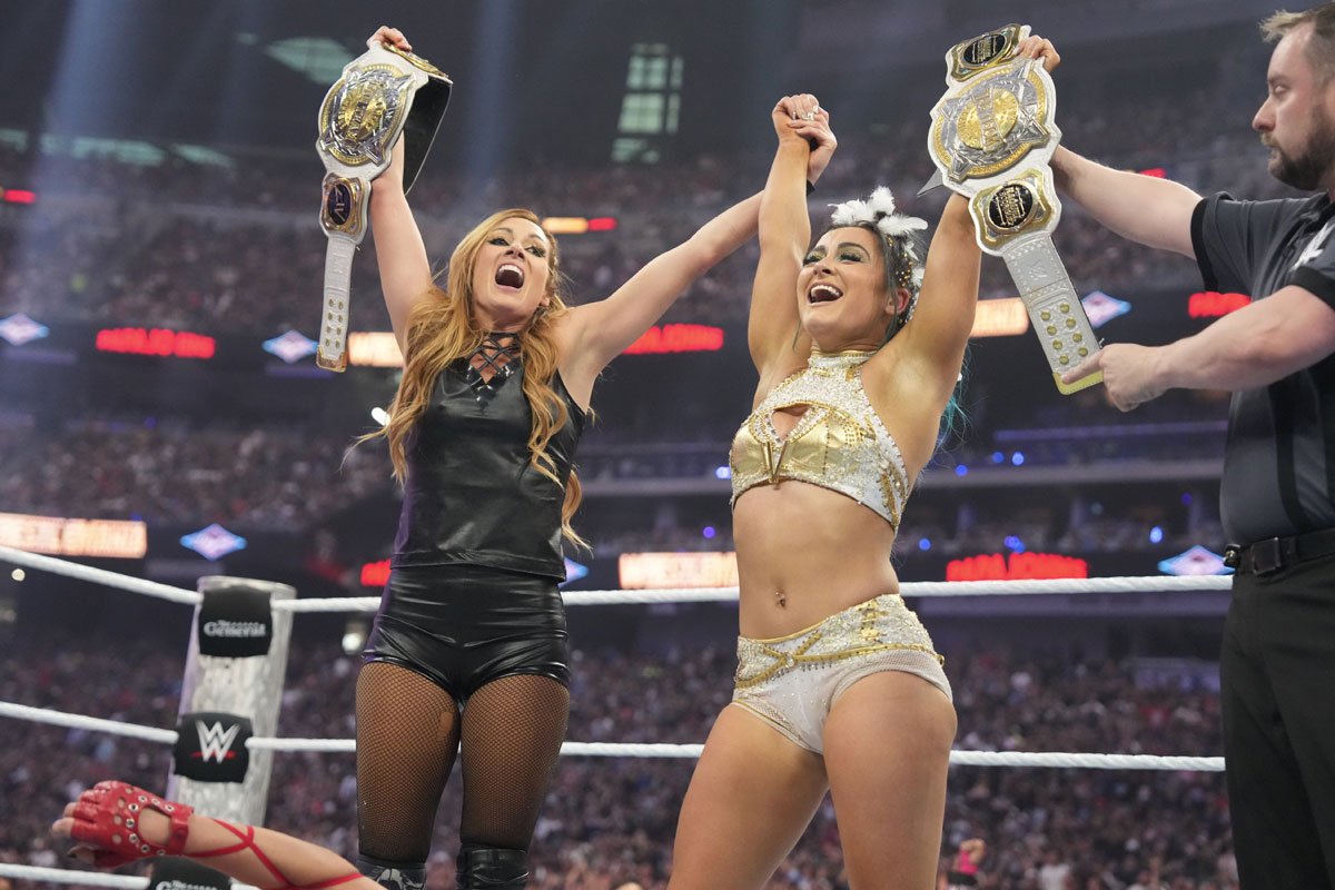 WWE】ベッキー・リンチ 祭典〝代打出場〟で女子タッグ王座奪取