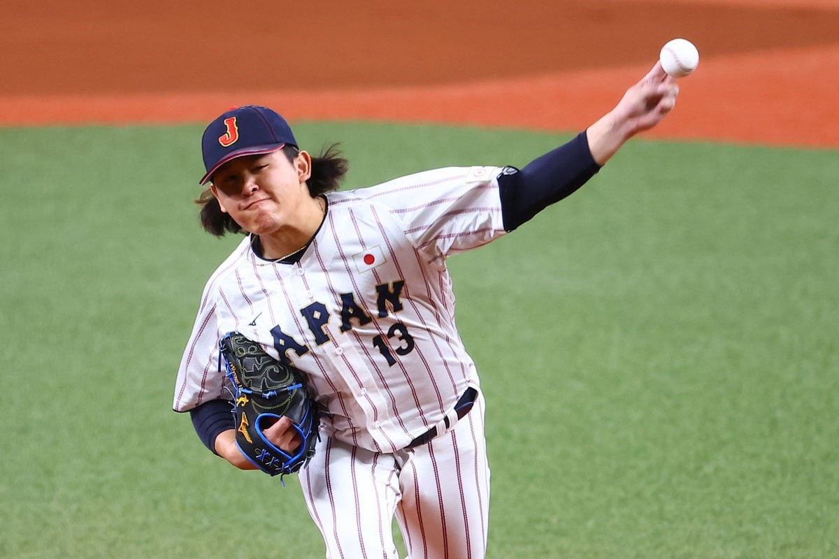 侍ジャパン】先発・宮城大弥が最速151キロ、40球で3回完全投球