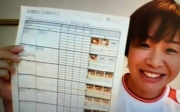  オンライン取材で中山は自粛期間中のトレーニングメニューを披露
