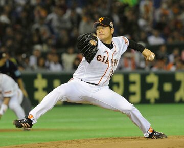 巨人在籍時代の高橋尚成氏の投球フォーム（2009年）