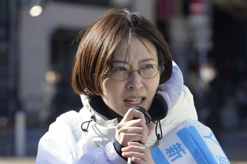 議員辞職を表明したさとうさおり氏（佐藤沙織里）