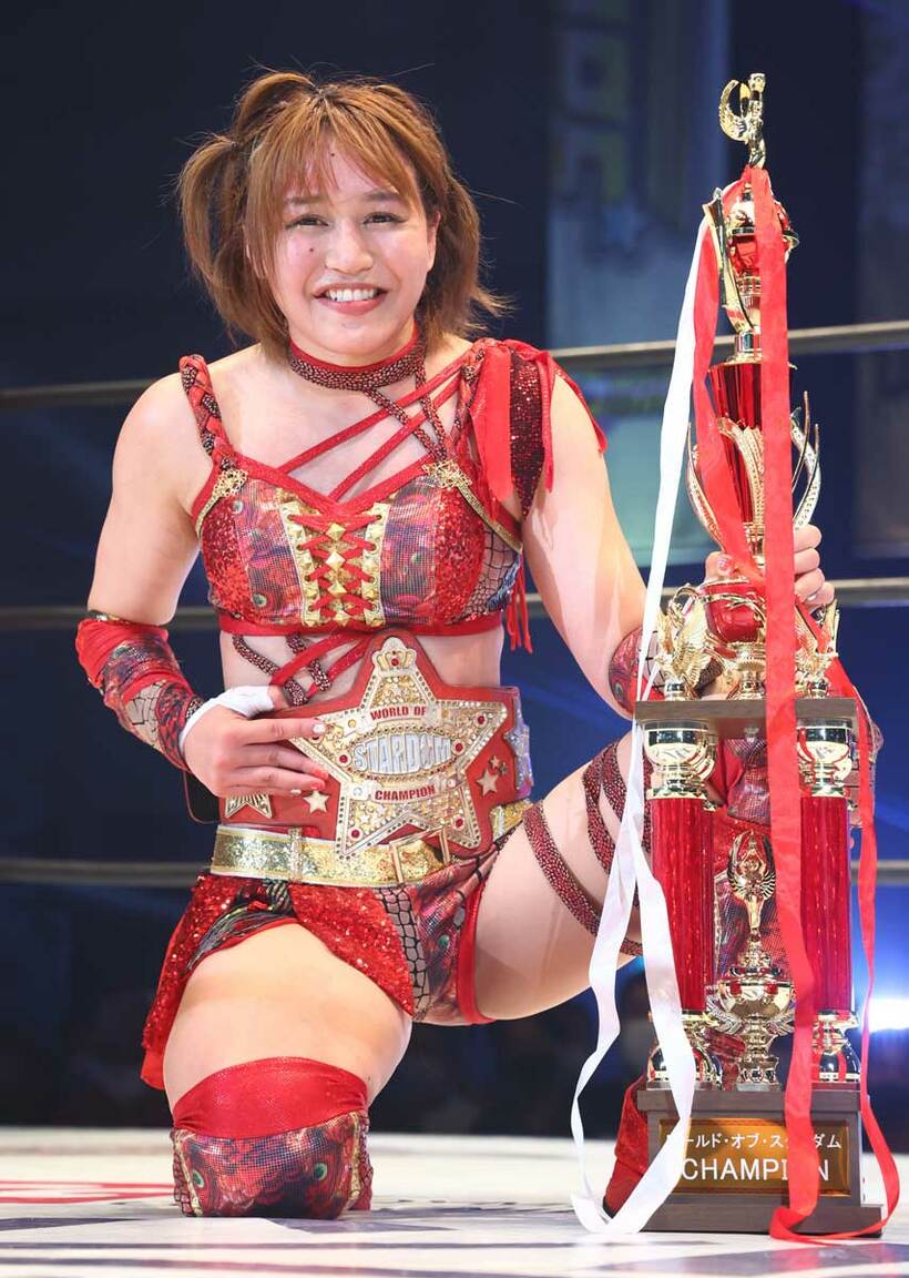  朱里は「狙えるベルトは狙っていきたい」（東スポWeb）