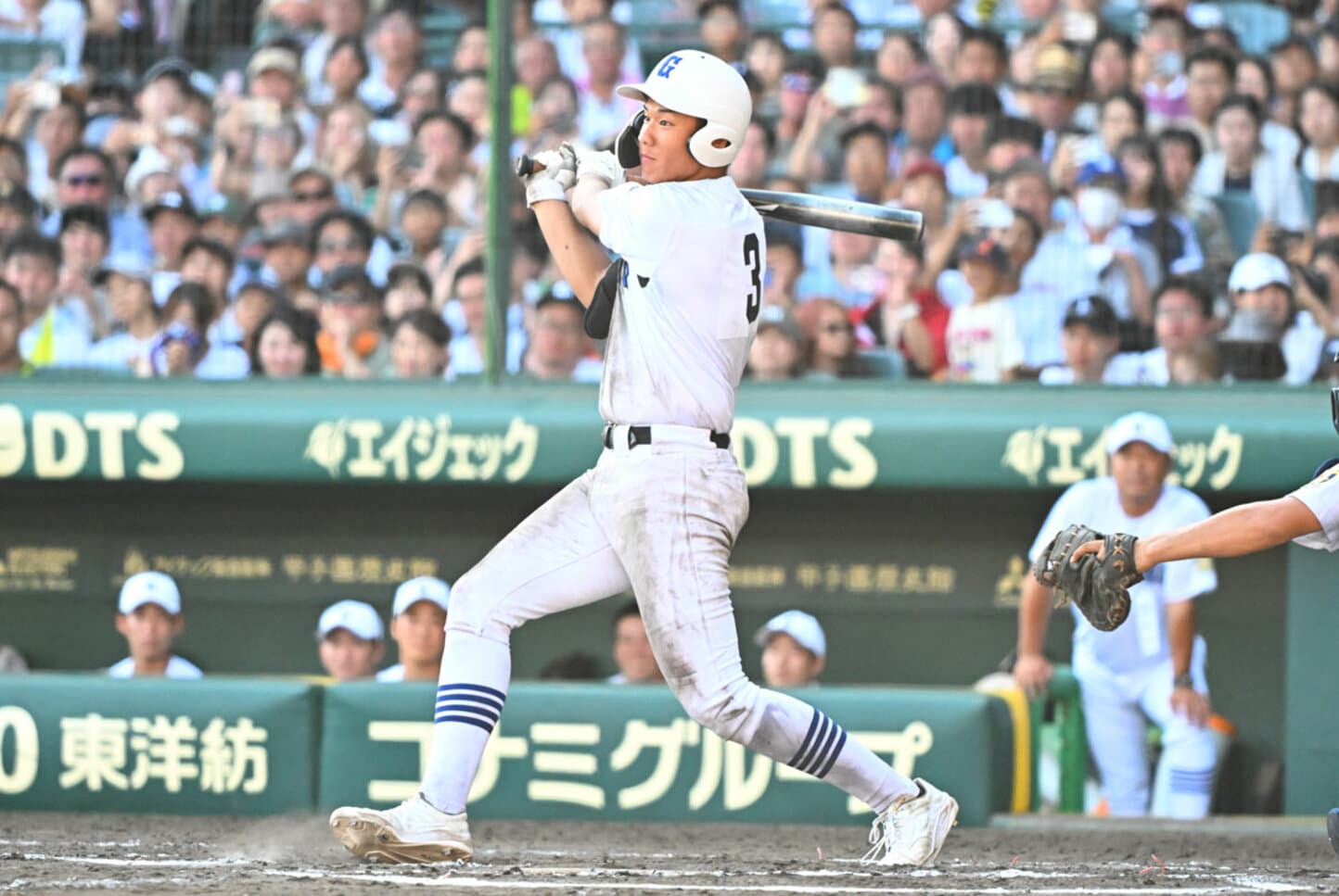 11回裏サヨナラヒットを放った県岐阜商・坂口路歩