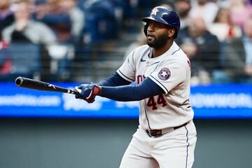 アストロズのヨルダン・アルバレス（ロイター）