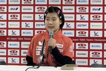 ジュニア女子と一般女子の両方で勝ち進んだ松島美空