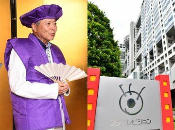  〈左〉73歳の小倉智昭〈右〉フジテレビ