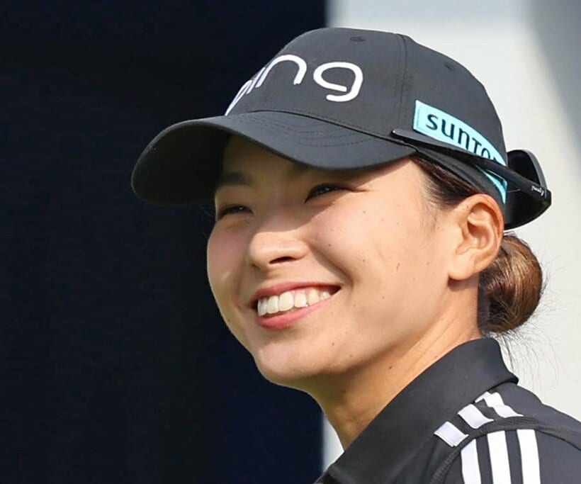 ５位浮上でスマイル全開の渋野日向子