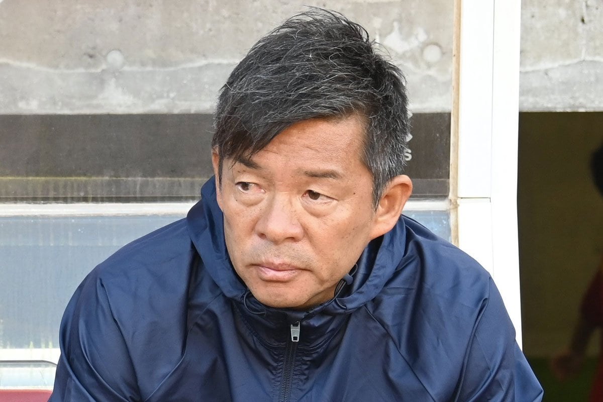 ホームで完勝したＪ１鹿島の鬼木監督.