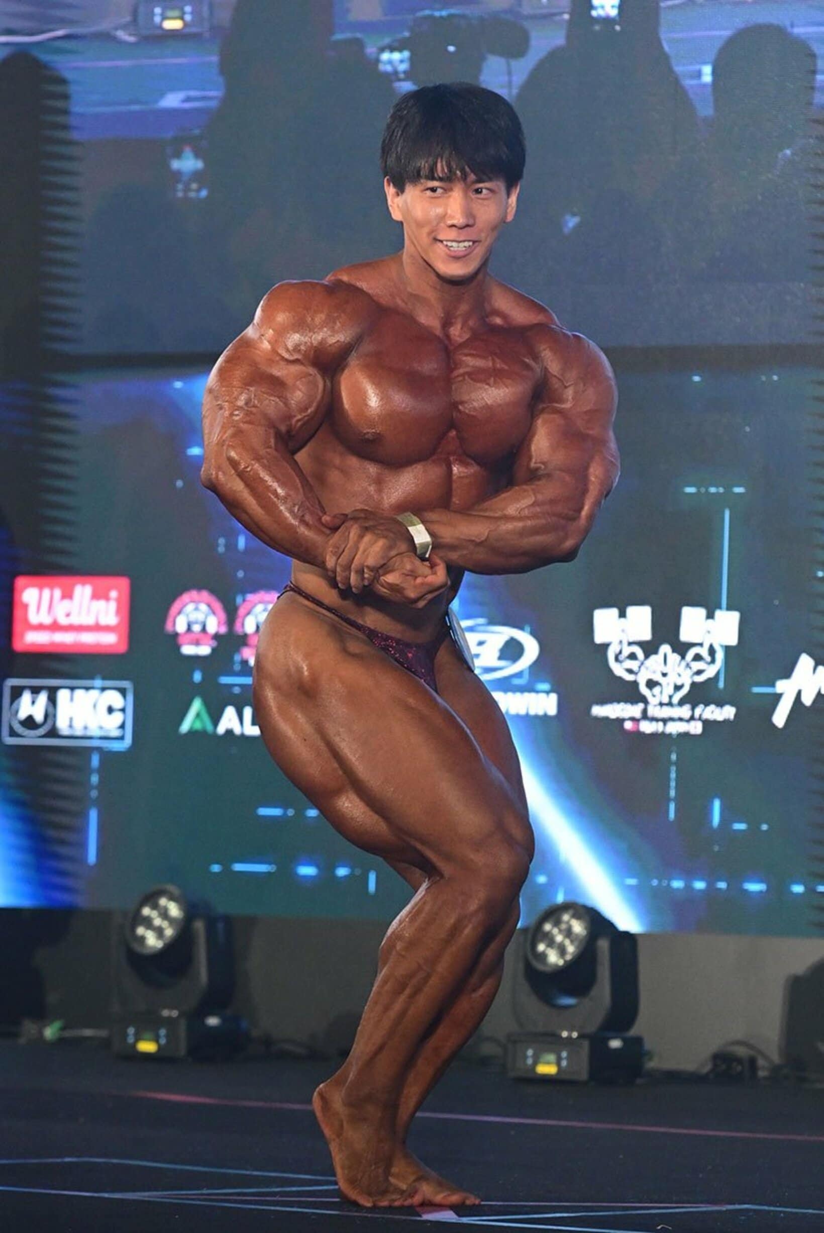 FWJ「MEN'S BODYBUILDING」に出場した横川尚隆（２０２５年１１月）