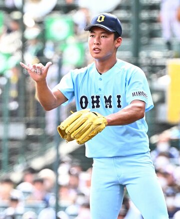 写真：【甲子園】近江・山田陽翔が準々決勝への意気込みを語る「まだ