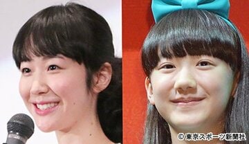 並べてみると確かに似ている黒木（左）と芦田