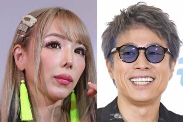 霜月るなと田村淳