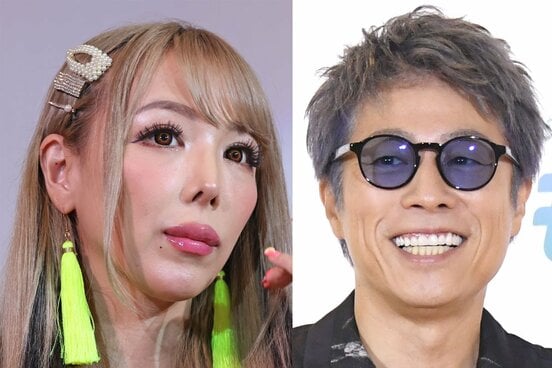 霜月るなと田村淳