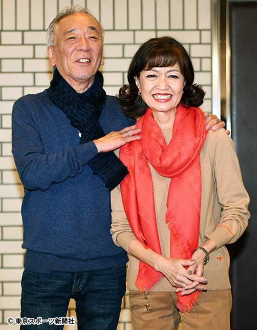  おしどり夫婦の悦子（右）と好孝