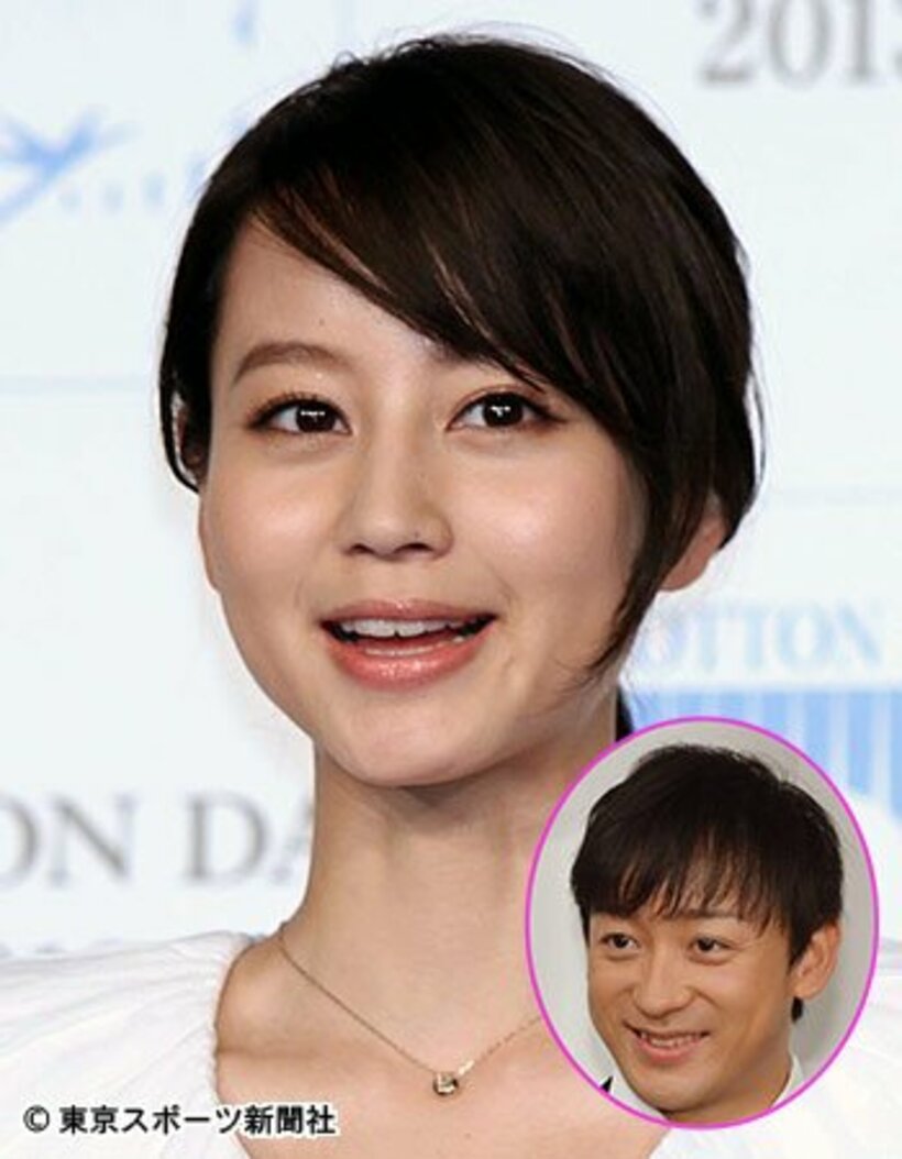 結婚を発表した堀北真希と山本耕史（囲み写真）