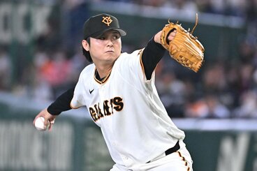 ６回に登板したが、期待を裏切る結果となってしまった巨人・田中瑛斗