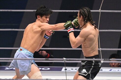 RIZIN】桜庭和志長男・大世が矢地祐介を26秒殺「七光りでも強い
