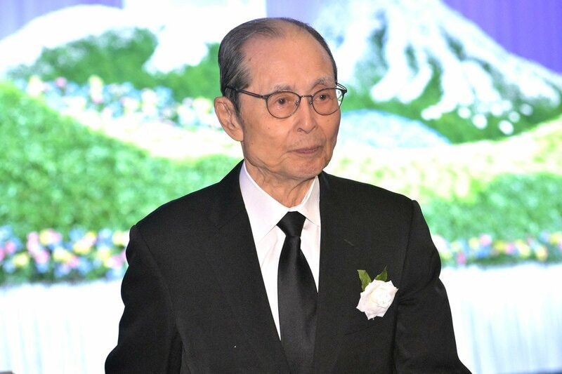 お別れの会に出席したソフトバンクの王貞治会長