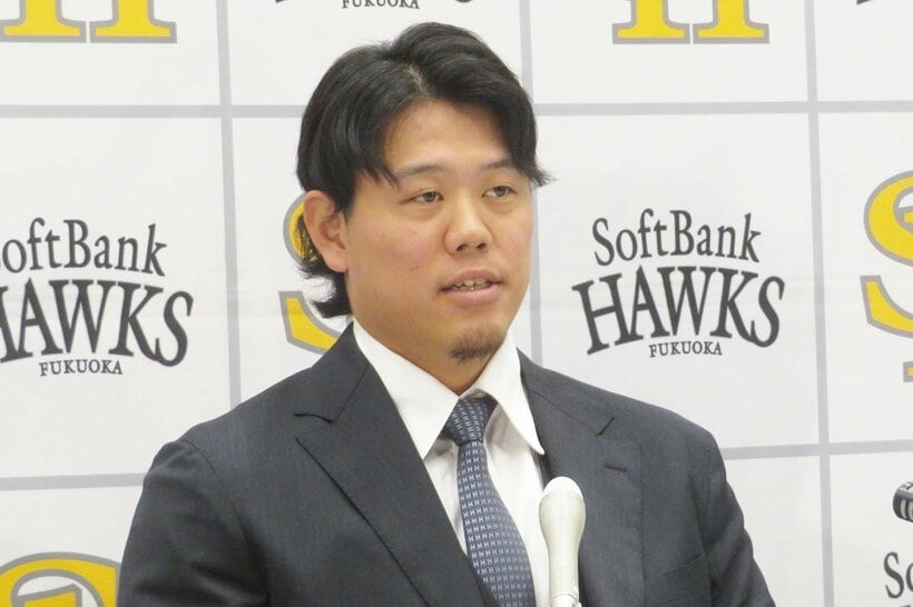 契約更改を終え、今季を振り返ったソフトバンク・上茶谷大河